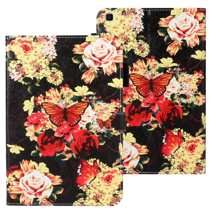 Cross Texture Painted Horizontal  Leather Case with Sleep / Wake-up Function & Card Slot & Holder & Wallet, For Galaxy Tab A 8.0 (2019) T290, For Galaxy Tab A 10.1 (2019) T510, For Galaxy Tab S5e T720, For iPad Air, For iPad 10.2                       ...