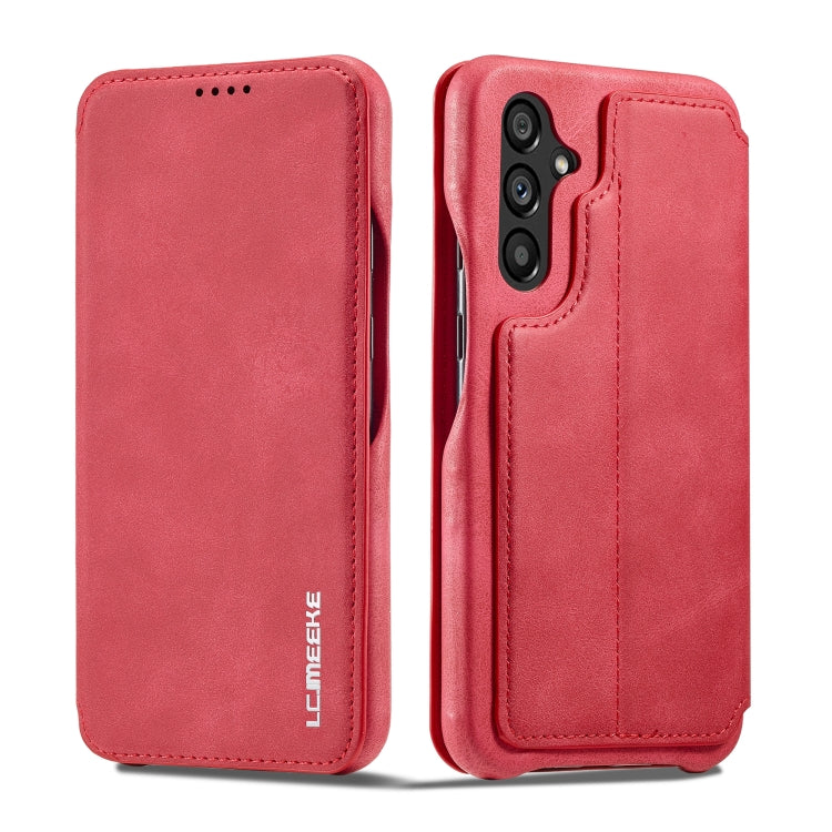 LC.IMEEKE Hon Ancient Series Horizontal Flip Leather Phone Case, For Samsung Galaxy A54 5G