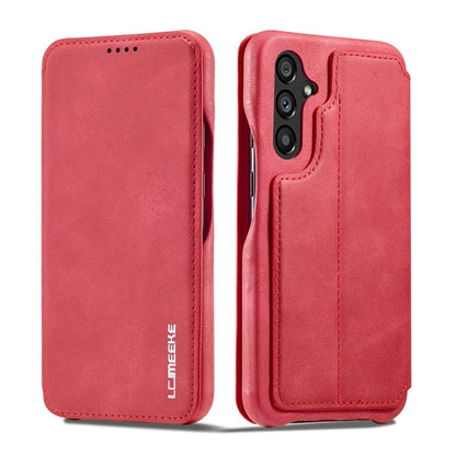 LC.IMEEKE Hon Ancient Series Horizontal Flip Leather Phone Case, For Samsung Galaxy A54 5G