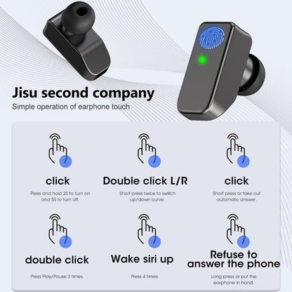 S6 TWS Earphone 1.91 inch Smart Bracelet Support Bluetooth Call / Health Monitoring