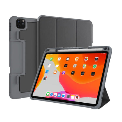 Mutural Horizontal Flip PC + TPU + PU Leather Case with Holder & Pen Slot, For iPad Pro 11 inch (2021) / (2020), For iPad Pro 12.9 inch 2022 / 2021 / 2020