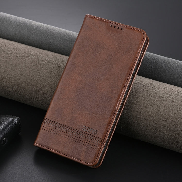 AZNS Magnetic Calf Texture Flip Leather Phone Case, For Honor Magic6 Pro, For Honor Magic6, For Honor 90 GT, For Honor Magic6 Lite 5G/X9b