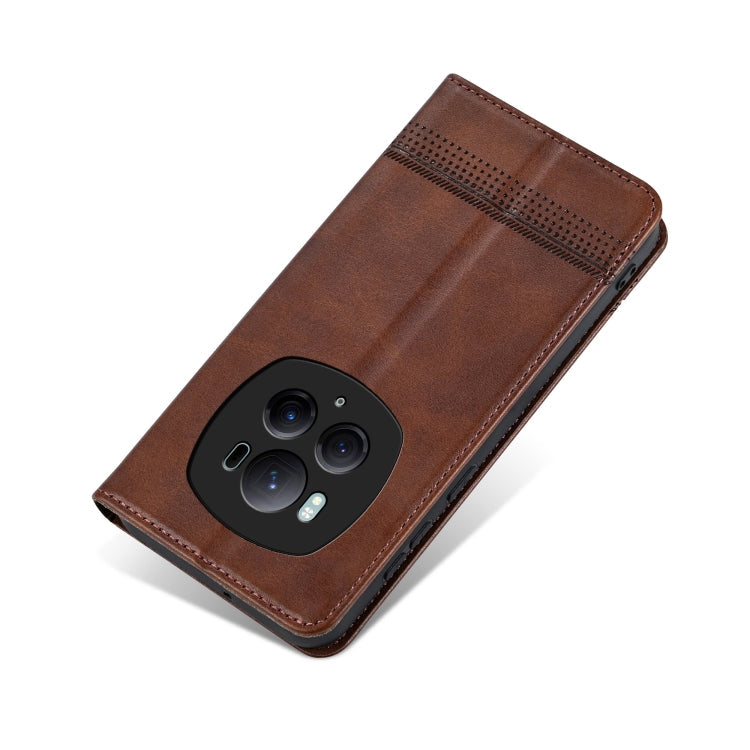 AZNS Magnetic Calf Texture Flip Leather Phone Case, For Honor Magic6 Pro, For Honor Magic6, For Honor 90 GT, For Honor Magic6 Lite 5G/X9b