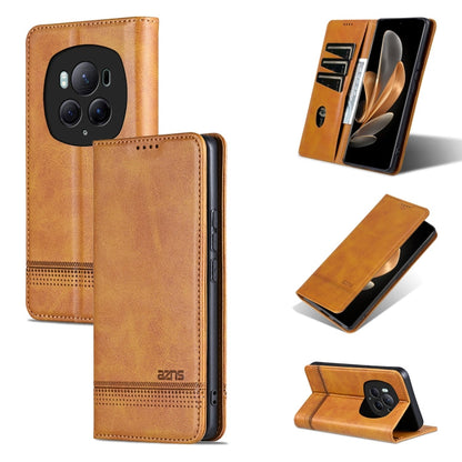 AZNS Magnetic Calf Texture Flip Leather Phone Case, For Honor Magic6 Pro, For Honor Magic6, For Honor 90 GT, For Honor Magic6 Lite 5G/X9b