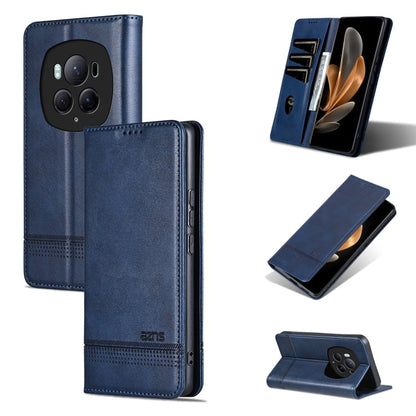 AZNS Magnetic Calf Texture Flip Leather Phone Case, For Honor Magic6 Pro, For Honor Magic6, For Honor 90 GT, For Honor Magic6 Lite 5G/X9b