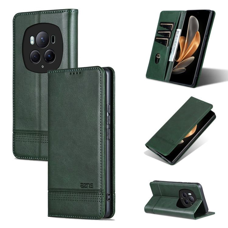 AZNS Magnetic Calf Texture Flip Leather Phone Case, For Honor Magic6 Pro, For Honor Magic6, For Honor 90 GT, For Honor Magic6 Lite 5G/X9b
