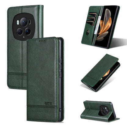 AZNS Magnetic Calf Texture Flip Leather Phone Case, For Honor Magic6 Pro, For Honor Magic6, For Honor 90 GT, For Honor Magic6 Lite 5G/X9b