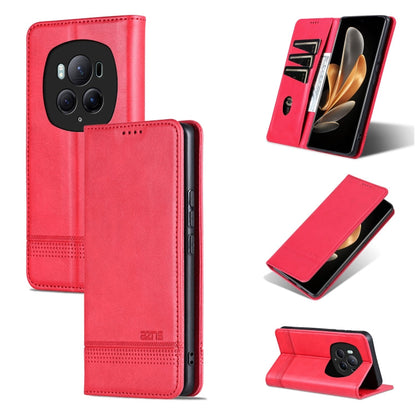 AZNS Magnetic Calf Texture Flip Leather Phone Case, For Honor Magic6 Pro, For Honor Magic6, For Honor 90 GT, For Honor Magic6 Lite 5G/X9b