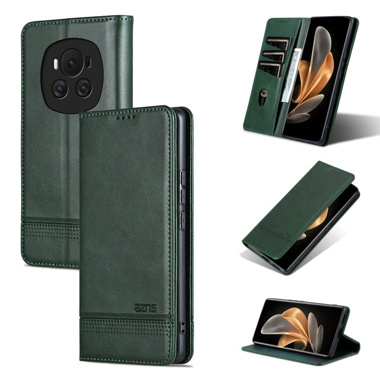 AZNS Magnetic Calf Texture Flip Leather Phone Case, For Honor Magic6 Pro, For Honor Magic6, For Honor 90 GT, For Honor Magic6 Lite 5G/X9b