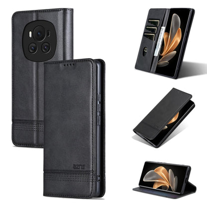 AZNS Magnetic Calf Texture Flip Leather Phone Case, For Honor Magic6 Pro, For Honor Magic6, For Honor 90 GT, For Honor Magic6 Lite 5G/X9b