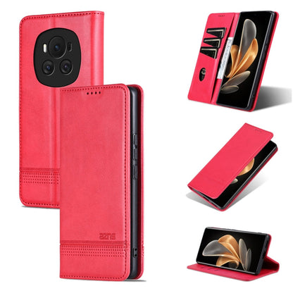 AZNS Magnetic Calf Texture Flip Leather Phone Case, For Honor Magic6 Pro, For Honor Magic6, For Honor 90 GT, For Honor Magic6 Lite 5G/X9b