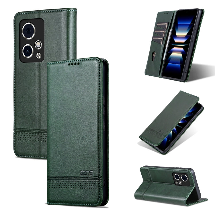 AZNS Magnetic Calf Texture Flip Leather Phone Case, For Honor Magic6 Pro, For Honor Magic6, For Honor 90 GT, For Honor Magic6 Lite 5G/X9b
