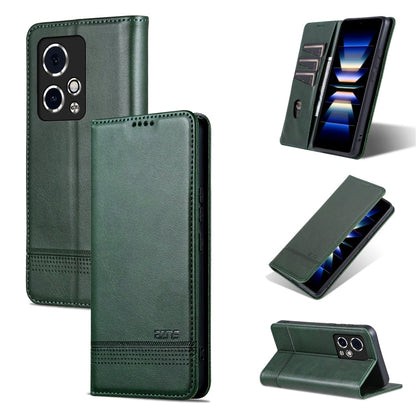 AZNS Magnetic Calf Texture Flip Leather Phone Case, For Honor Magic6 Pro, For Honor Magic6, For Honor 90 GT, For Honor Magic6 Lite 5G/X9b
