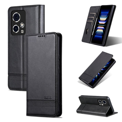 AZNS Magnetic Calf Texture Flip Leather Phone Case, For Honor Magic6 Pro, For Honor Magic6, For Honor 90 GT, For Honor Magic6 Lite 5G/X9b