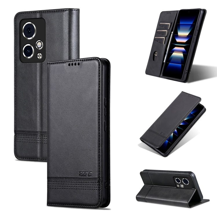 AZNS Magnetic Calf Texture Flip Leather Phone Case, For Honor 90 GT, For Honor Magic6 Lite 5G/X9b, For Honor Play 50 Plus, For Honor X50