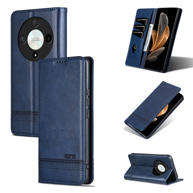 AZNS Magnetic Calf Texture Flip Leather Phone Case, For Honor Magic6 Pro, For Honor Magic6, For Honor 90 GT, For Honor Magic6 Lite 5G/X9b