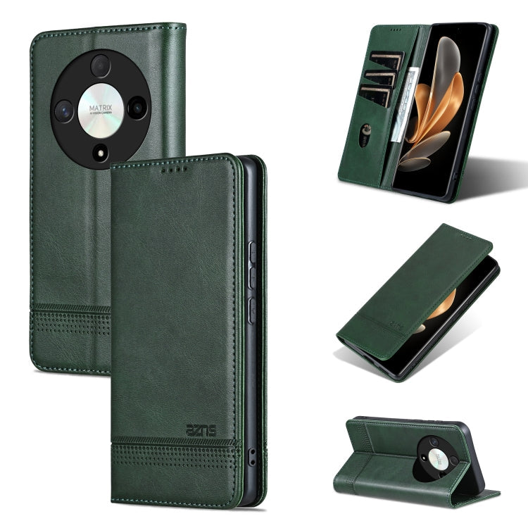AZNS Magnetic Calf Texture Flip Leather Phone Case, For Honor Magic6 Pro, For Honor Magic6, For Honor 90 GT, For Honor Magic6 Lite 5G/X9b