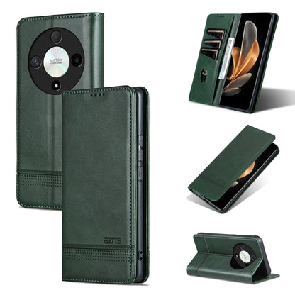 AZNS Magnetic Calf Texture Flip Leather Phone Case, For Honor Magic6 Pro, For Honor Magic6, For Honor 90 GT, For Honor Magic6 Lite 5G/X9b