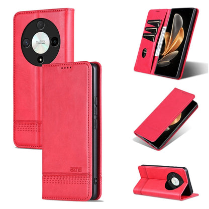AZNS Magnetic Calf Texture Flip Leather Phone Case, For Honor Magic6 Pro, For Honor Magic6, For Honor 90 GT, For Honor Magic6 Lite 5G/X9b