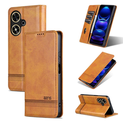 AZNS Magnetic Calf Texture Flip Leather Phone Case, For Honor 200, For Honor 200 Pro, For Honor Play 50/Play 50m 5G, For Honor 200 Lite Global