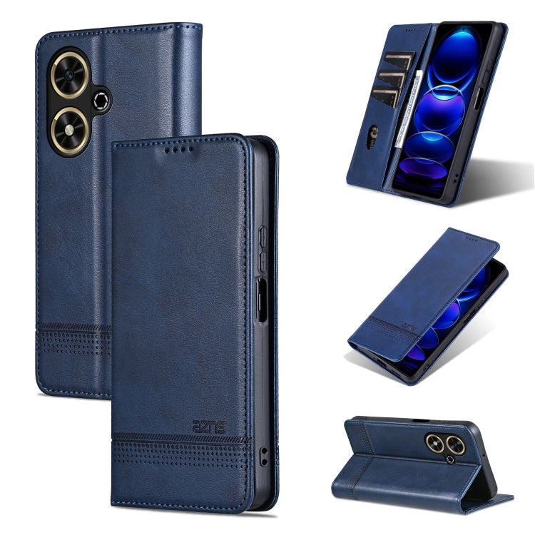 AZNS Magnetic Calf Texture Flip Leather Phone Case, For Honor 200, For Honor 200 Pro, For Honor Play 50/Play 50m 5G, For Honor 200 Lite Global