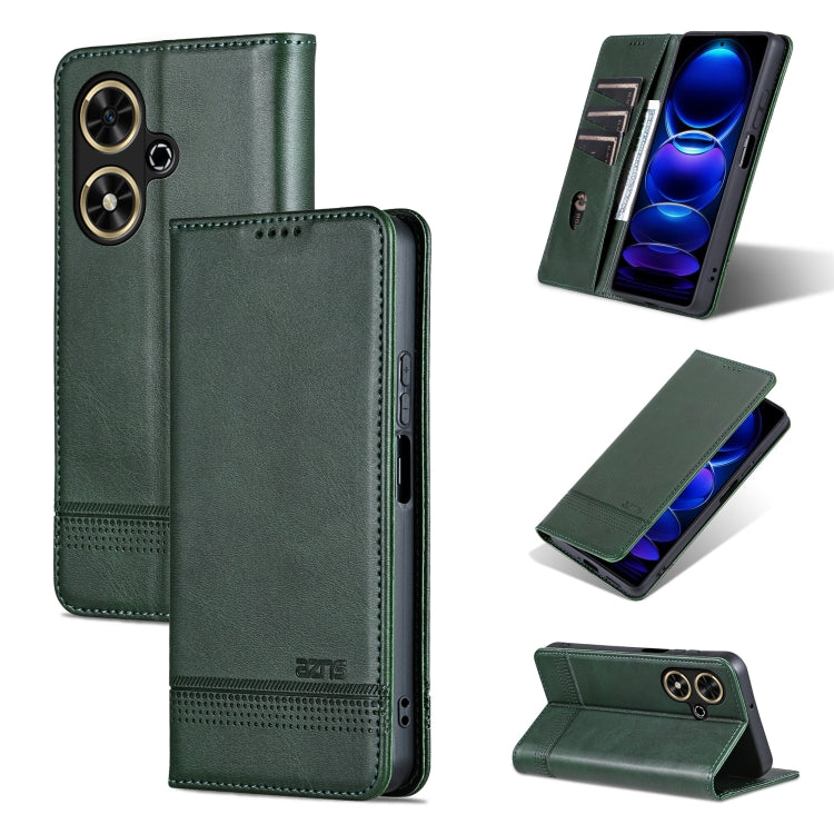 AZNS Magnetic Calf Texture Flip Leather Phone Case, For Honor 200, For Honor 200 Pro, For Honor Play 50/Play 50m 5G, For Honor 200 Lite Global