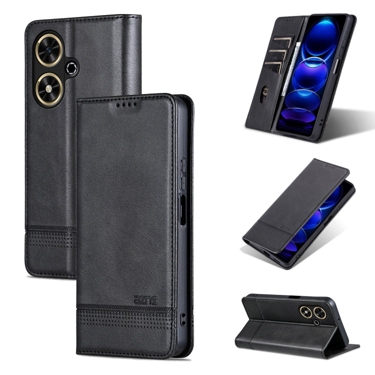 AZNS Magnetic Calf Texture Flip Leather Phone Case, For Honor 200, For Honor 200 Pro, For Honor Play 50/Play 50m 5G, For Honor 200 Lite Global