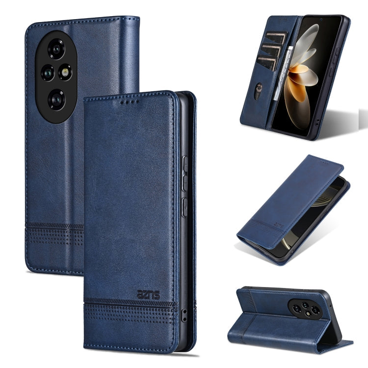 AZNS Magnetic Calf Texture Flip Leather Phone Case, For Honor 200, For Honor 200 Pro, For Honor Play 50/Play 50m 5G, For Honor 200 Lite Global