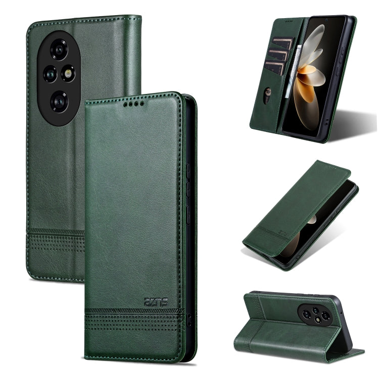 AZNS Magnetic Calf Texture Flip Leather Phone Case, For Honor 200, For Honor 200 Pro, For Honor Play 50/Play 50m 5G, For Honor 200 Lite Global