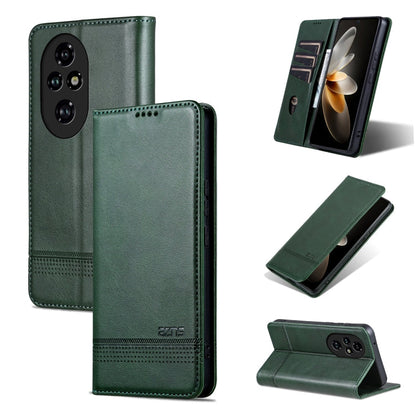 AZNS Magnetic Calf Texture Flip Leather Phone Case, For Honor 200, For Honor 200 Pro, For Honor Play 50/Play 50m 5G, For Honor 200 Lite Global