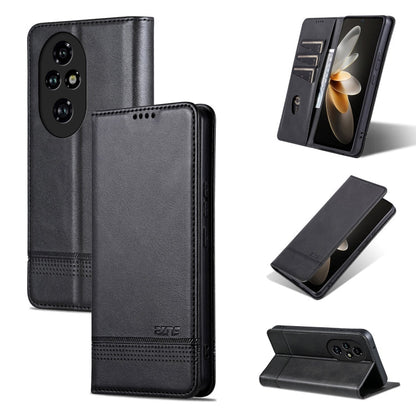 AZNS Magnetic Calf Texture Flip Leather Phone Case, For Honor 200, For Honor 200 Pro, For Honor Play 50/Play 50m 5G, For Honor 200 Lite Global