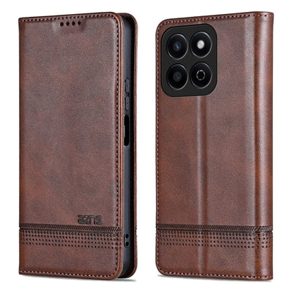 AZNS Magnetic Calf Texture Flip Leather Phone Case, For Honor X60, For Honor X60i, For Honor Play 60 Plus, For Honor X6b