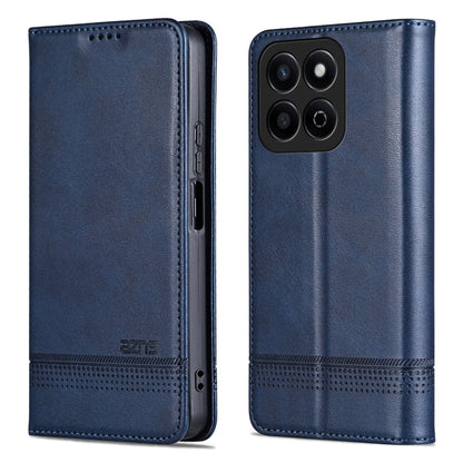 AZNS Magnetic Calf Texture Flip Leather Phone Case, For Honor X60, For Honor X60i, For Honor Play 60 Plus, For Honor X6b