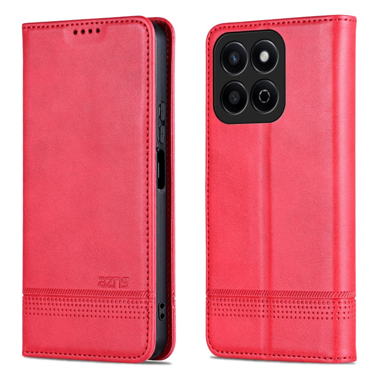 AZNS Magnetic Calf Texture Flip Leather Phone Case, For Honor X60, For Honor X60i, For Honor Play 60 Plus, For Honor X6b