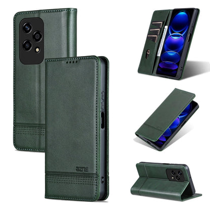 AZNS Magnetic Calf Texture Flip Leather Phone Case, For Honor 200, For Honor 200 Pro, For Honor Play 50/Play 50m 5G, For Honor 200 Lite Global