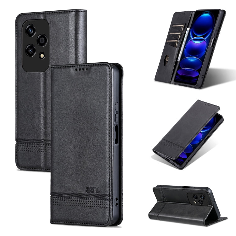 AZNS Magnetic Calf Texture Flip Leather Phone Case, For Honor 200, For Honor 200 Pro, For Honor Play 50/Play 50m 5G, For Honor 200 Lite Global
