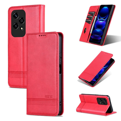 AZNS Magnetic Calf Texture Flip Leather Phone Case, For Honor 200, For Honor 200 Pro, For Honor Play 50/Play 50m 5G, For Honor 200 Lite Global