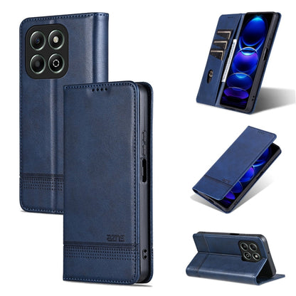 AZNS Magnetic Calf Texture Flip Leather Phone Case, For Honor Play 60 Plus, For Honor X6b, For Honor 200, For Honor 200 Pro