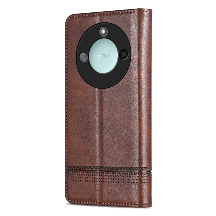 AZNS Magnetic Calf Texture Flip Leather Phone Case, For Honor X60, For Honor X60i, For Honor Play 60 Plus, For Honor X6b