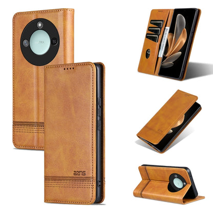 AZNS Magnetic Calf Texture Flip Leather Phone Case, For Honor X60, For Honor X60i, For Honor Play 60 Plus, For Honor X6b