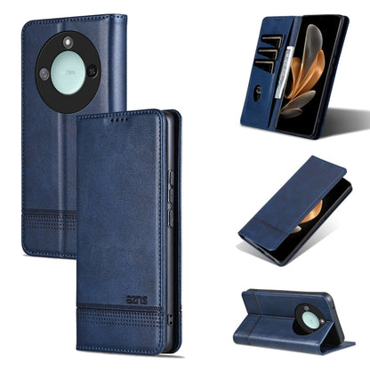AZNS Magnetic Calf Texture Flip Leather Phone Case, For Honor X60, For Honor X60i, For Honor Play 60 Plus, For Honor X6b