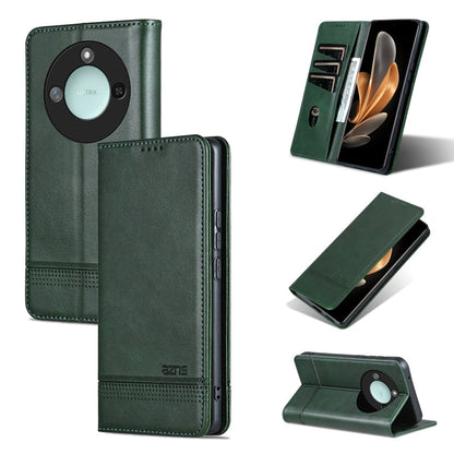 AZNS Magnetic Calf Texture Flip Leather Phone Case, For Honor X60, For Honor X60i, For Honor Play 60 Plus, For Honor X6b