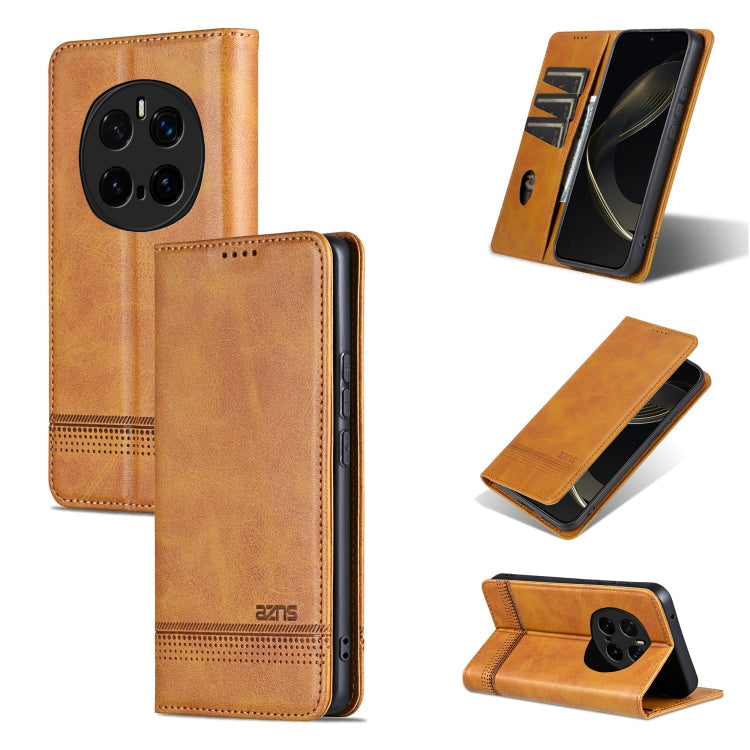 AZNS Magnetic Calf Texture Flip Leather Phone Case, For Honor 300, For Honor Magic7 Pro, For Honor Magic7, For Honor X60 Pro