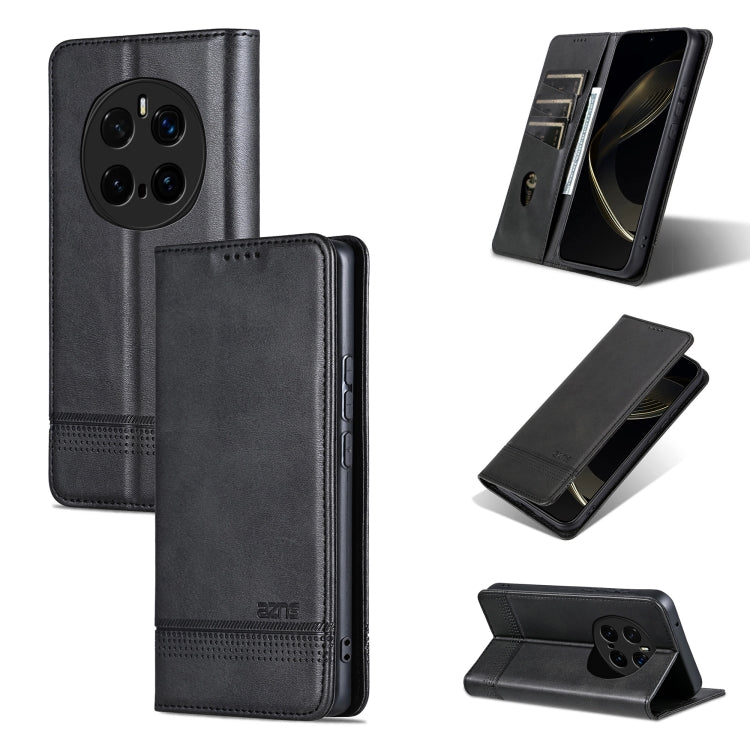 AZNS Magnetic Calf Texture Flip Leather Phone Case, For Honor 300, For Honor Magic7 Pro, For Honor Magic7, For Honor X60 Pro