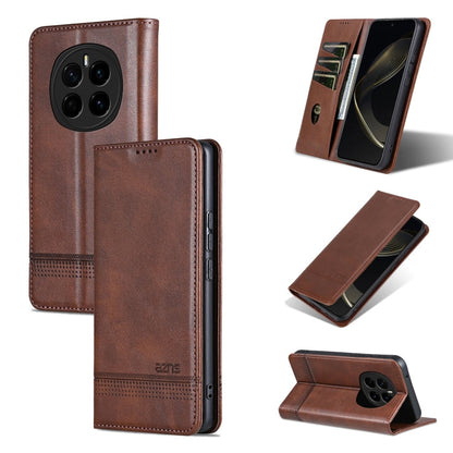 AZNS Magnetic Calf Texture Flip Leather Phone Case, For Honor 300, For Honor Magic7 Pro, For Honor Magic7, For Honor X60 Pro