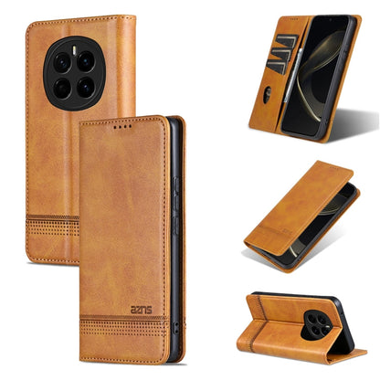 AZNS Magnetic Calf Texture Flip Leather Phone Case, For Honor 300, For Honor Magic7 Pro, For Honor Magic7, For Honor X60 Pro