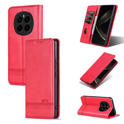 AZNS Magnetic Calf Texture Flip Leather Phone Case, For Honor 300, For Honor Magic7 Pro, For Honor Magic7, For Honor X60 Pro