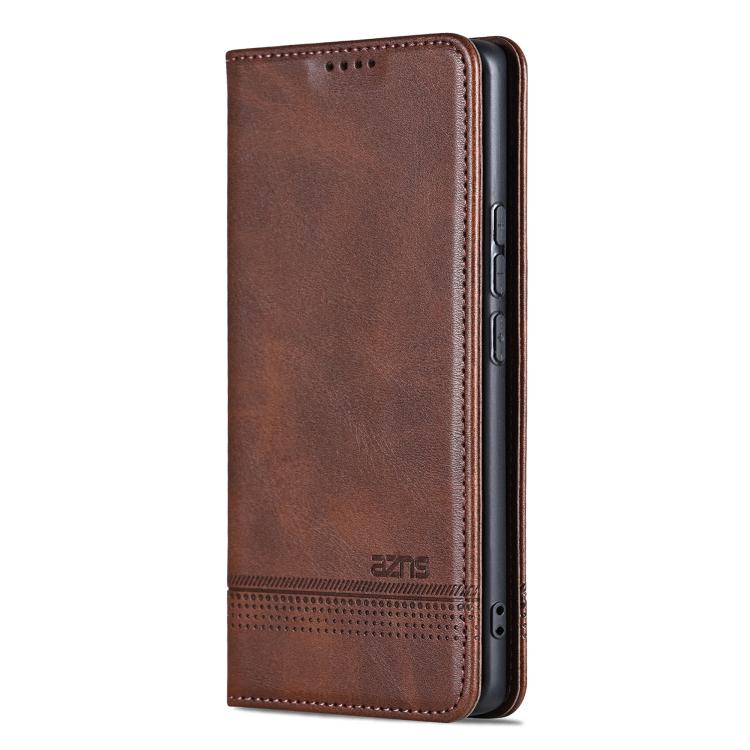 AZNS Magnetic Calf Texture Flip Leather Phone Case, For Honor 300, For Honor Magic7 Pro, For Honor Magic7, For Honor X60 Pro