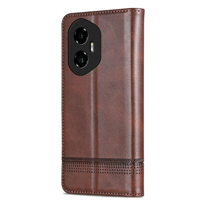 AZNS Magnetic Calf Texture Flip Leather Phone Case, For Honor 300, For Honor Magic7 Pro, For Honor Magic7, For Honor X60 Pro
