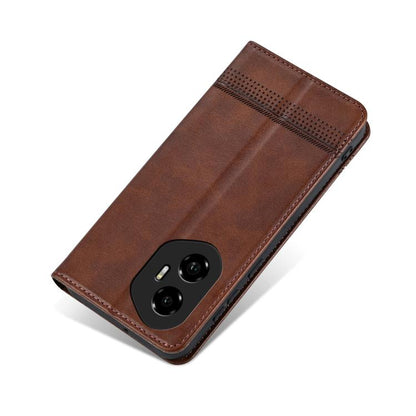 AZNS Magnetic Calf Texture Flip Leather Phone Case, For Honor 300, For Honor Magic7 Pro, For Honor Magic7, For Honor X60 Pro